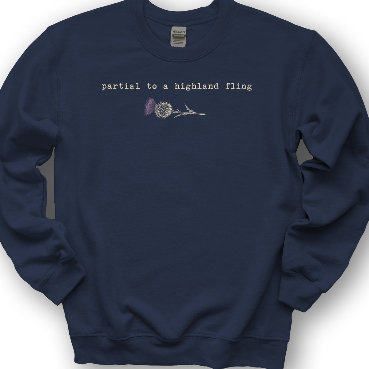 Partial Highland Fling Sweatshirt - Navy