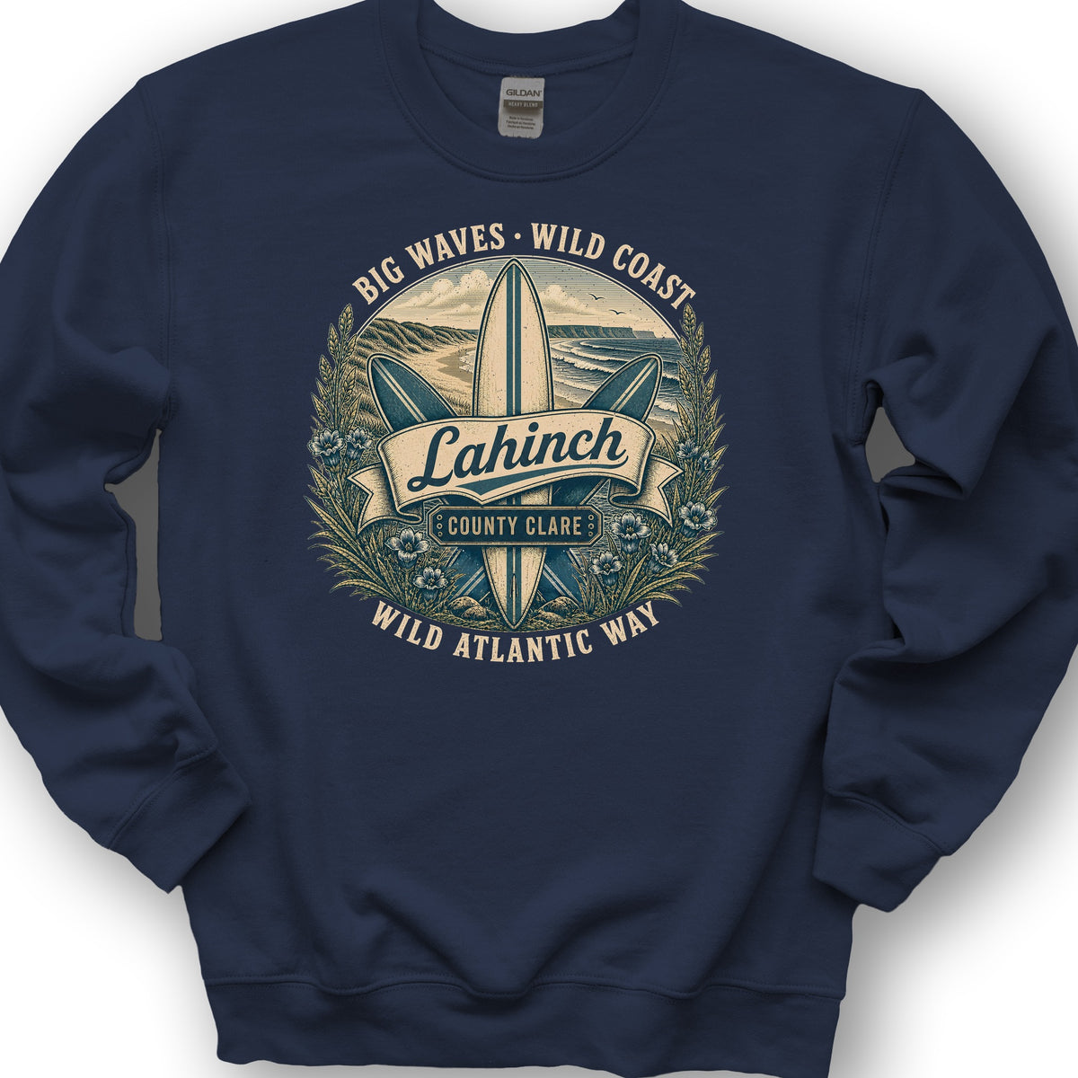 Lahinch Ireland Surf Sweatshirt