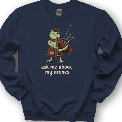 Bagpipe Frog Sweatshirt
