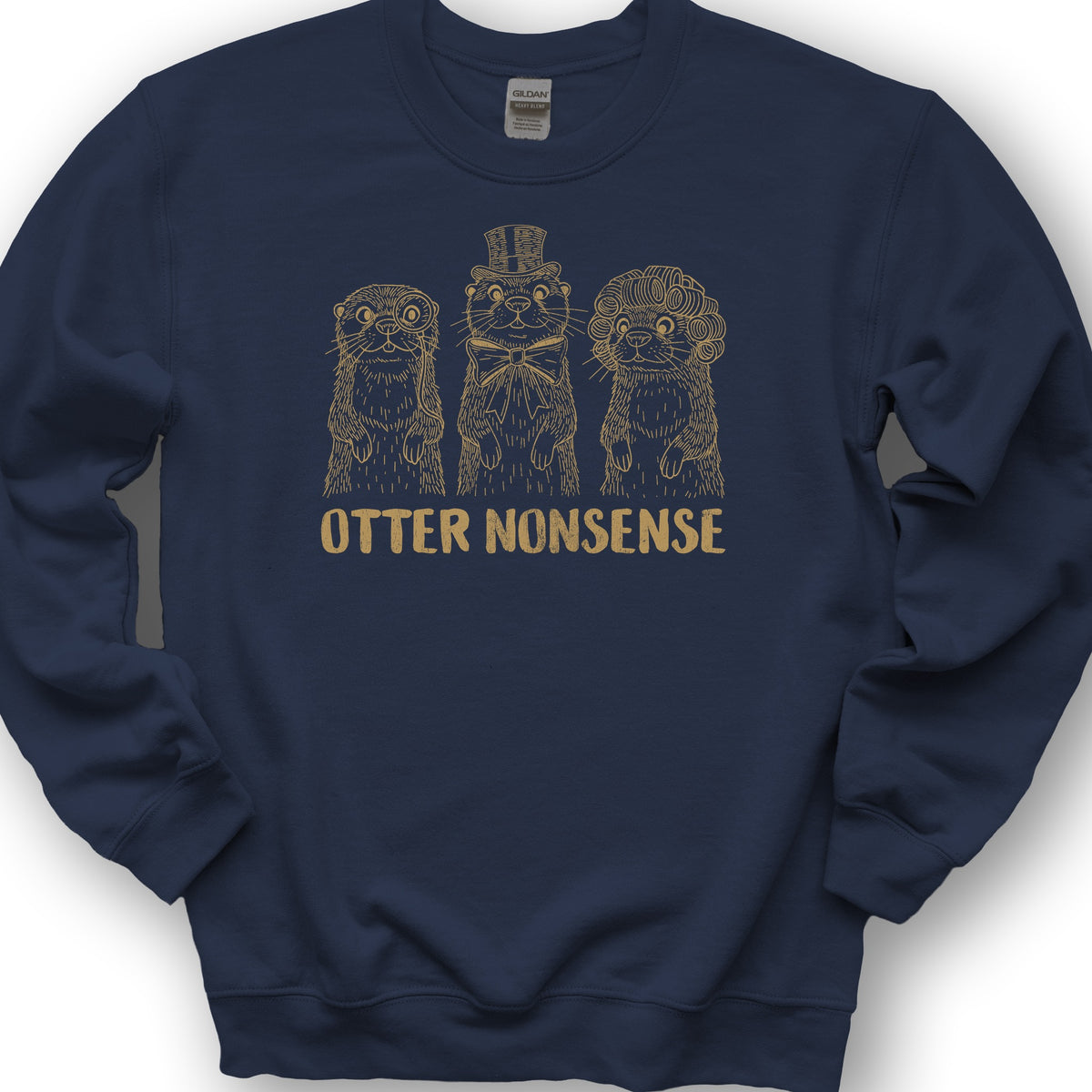 Otter Nonsense Sweatshirt - Navy