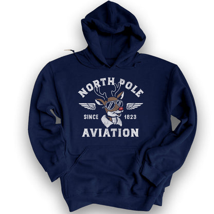 North Pole Aviation Hoodie - Navy