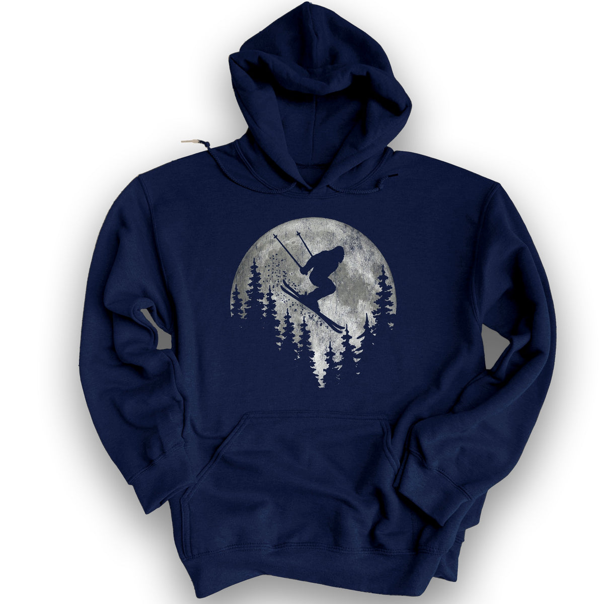 Bigfoot Ski Moon Hoodie - Navy