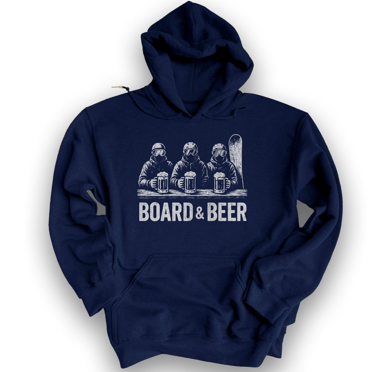 Board and Beer Hoodie - Navy
