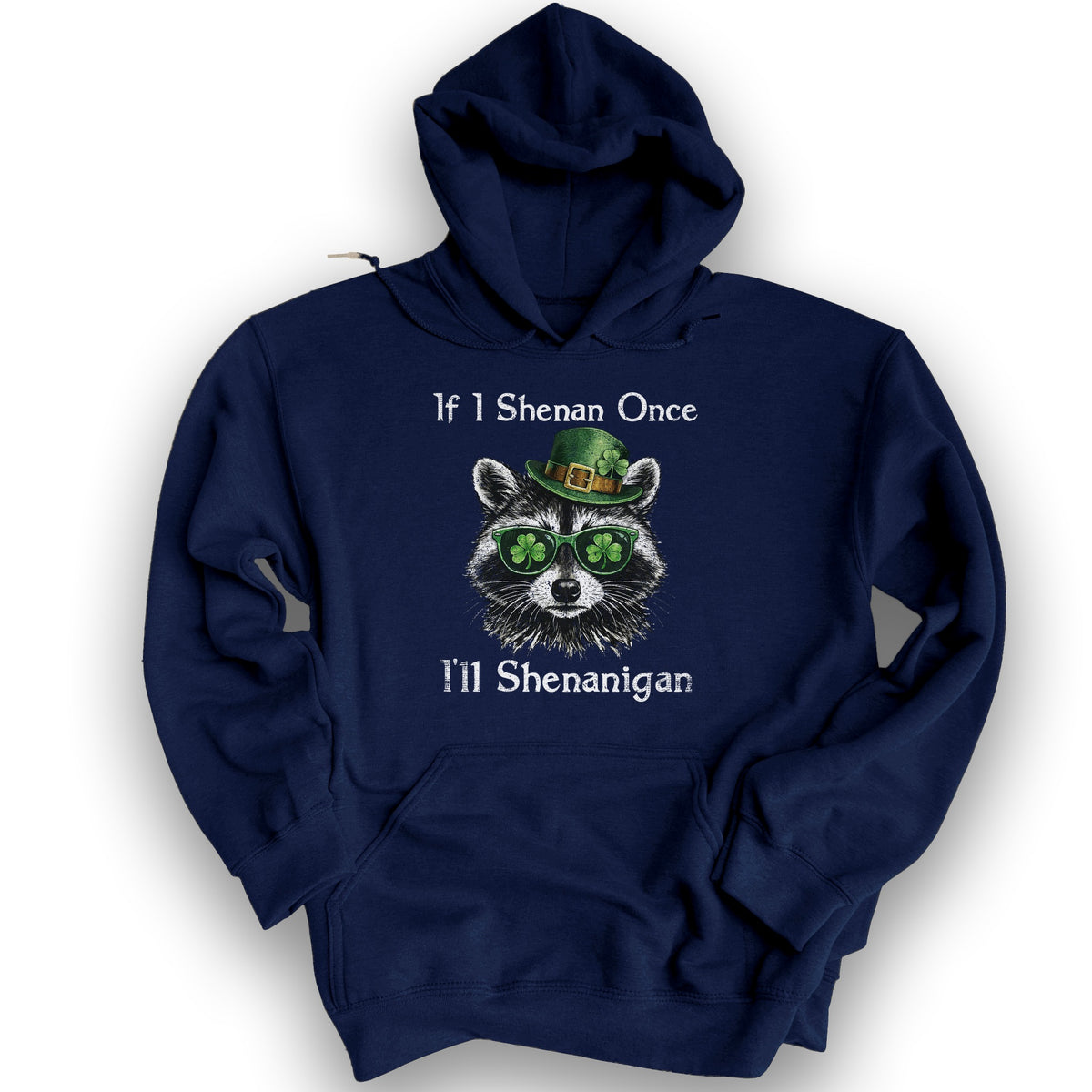 Shenanigans Raccoon Hoodie - Navy