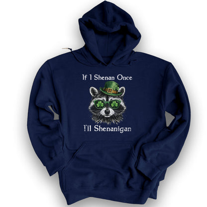 Shenanigans Raccoon Hoodie - Navy