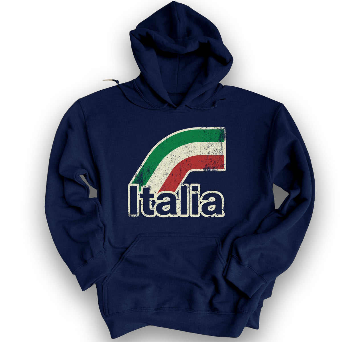 Italia Stripes Hoodie - Navy