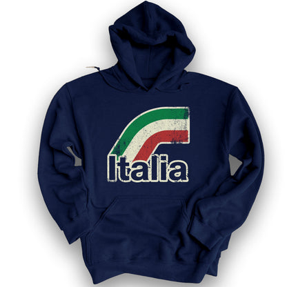 Italia Stripes Hoodie - Navy
