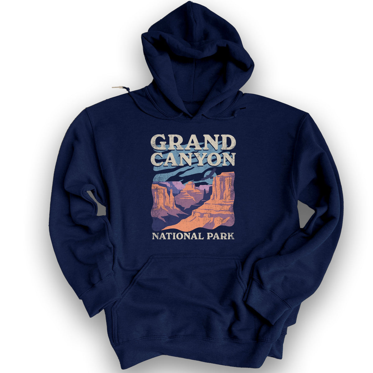 Grand Canyon Pastels Hoodie - Navy