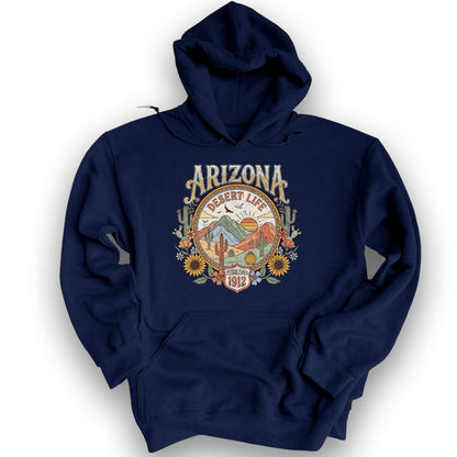 Arizona Desert Life Hoodie - Navy