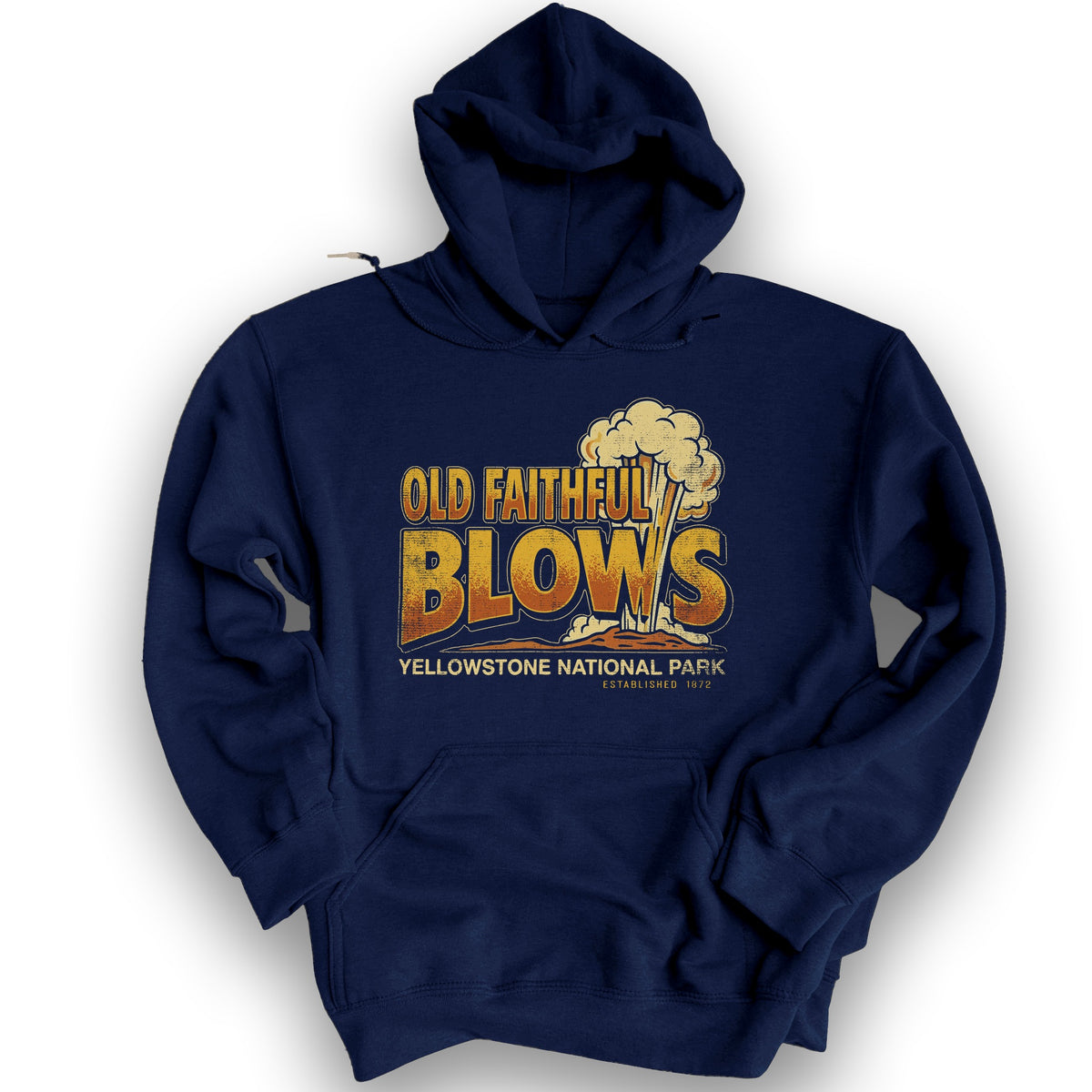Old Faithful Blows Hoodie - Navy