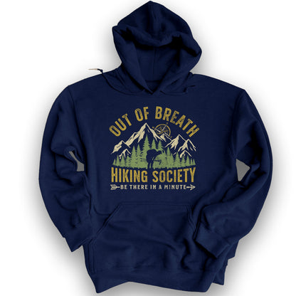 Out of Breath Hiking Hoodie - Navy