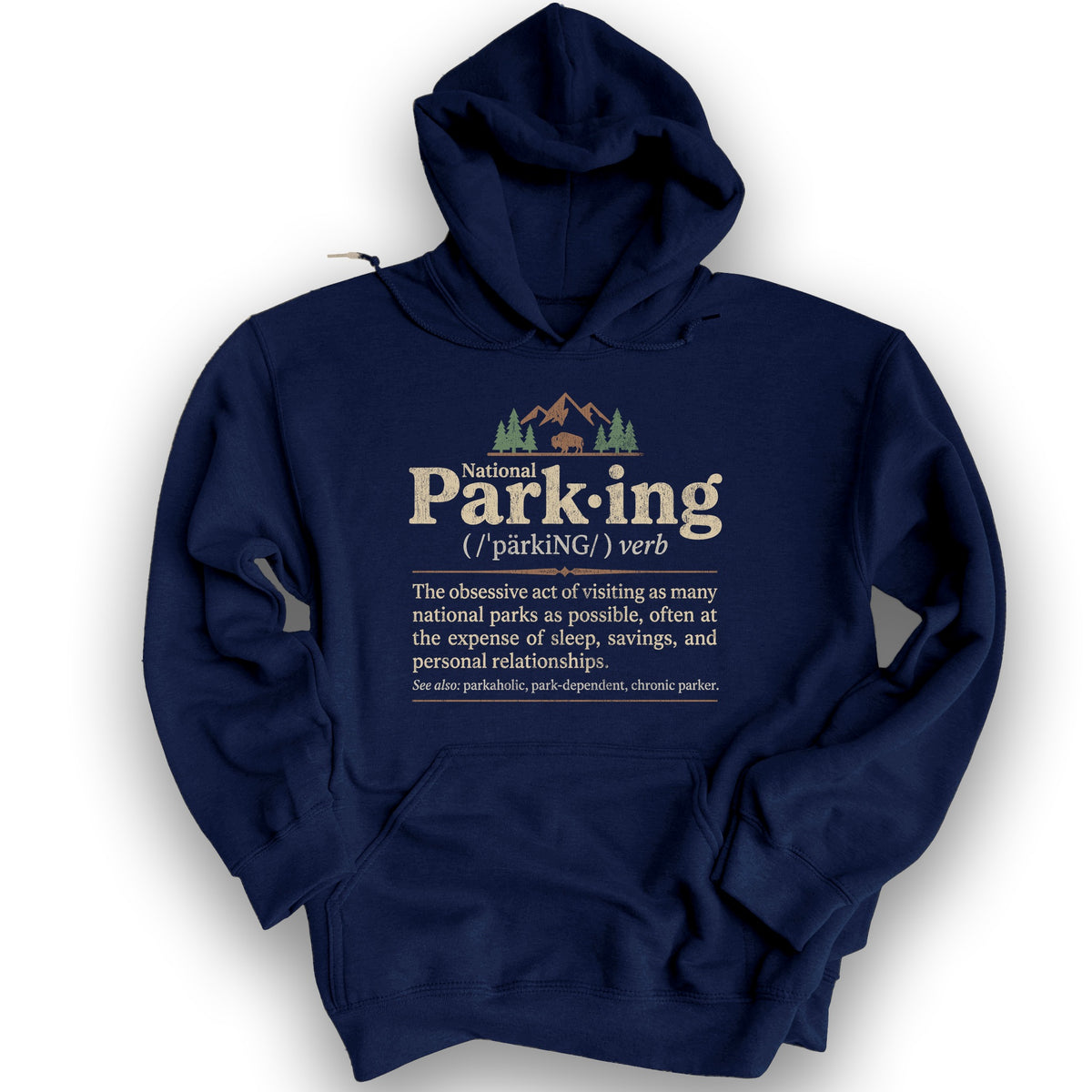 National Parking Hoodie - Navy