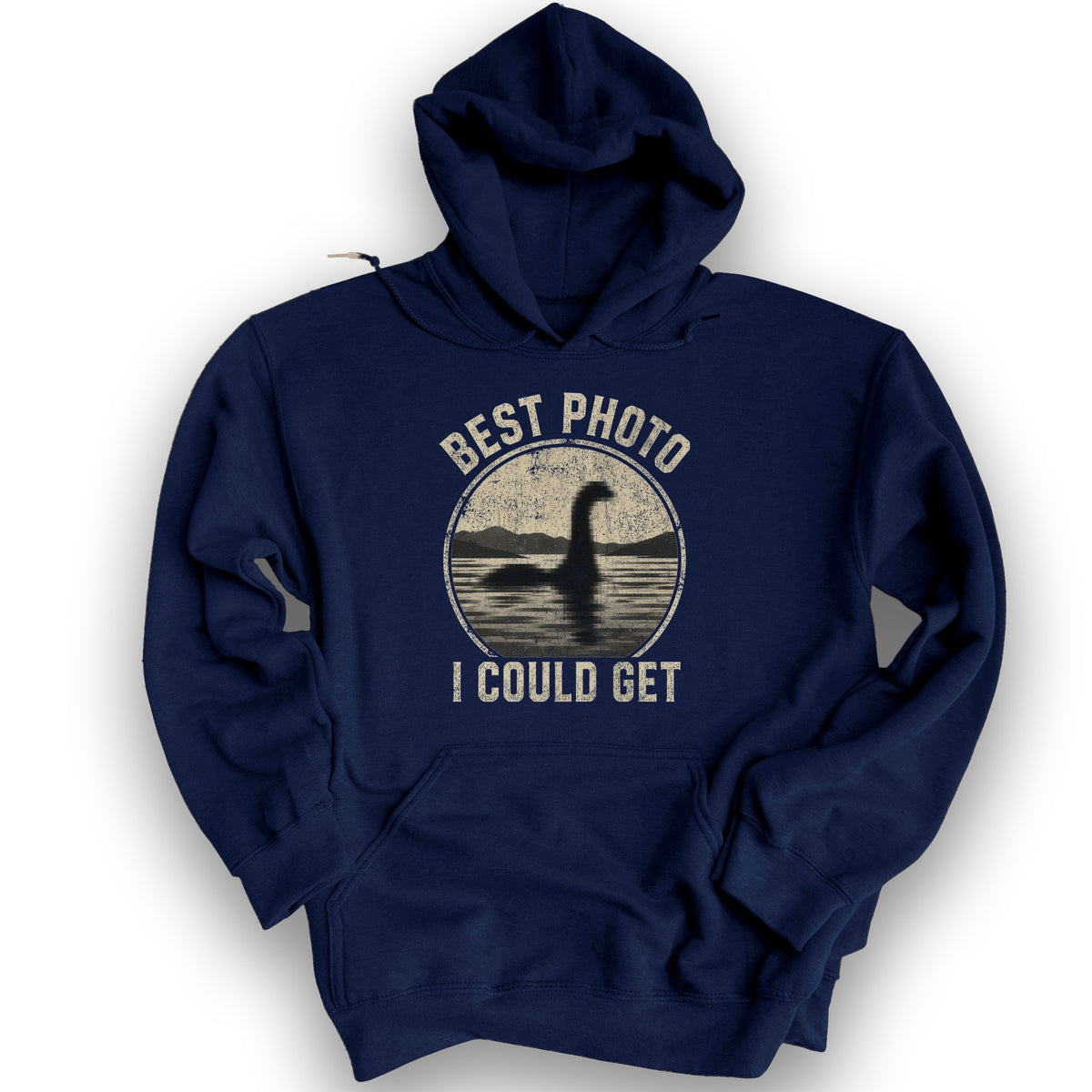 Loch Ness Photo Hoodie - Navy