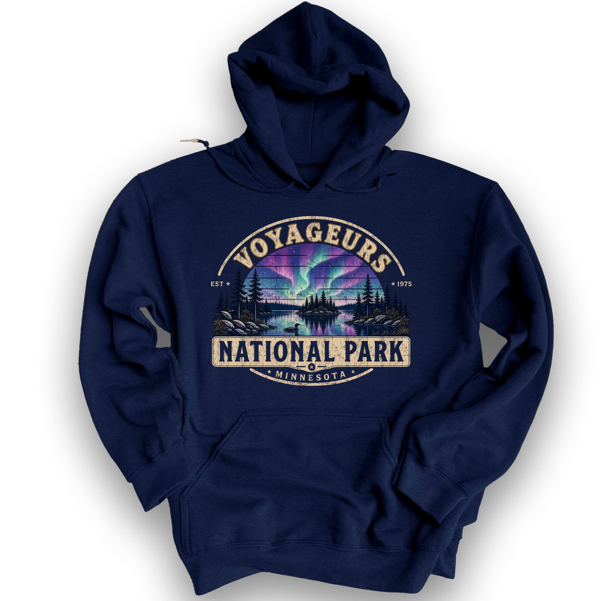 Voyageurs Medallion Hoodie - Navy