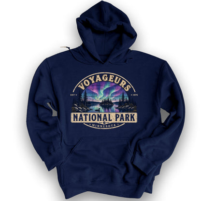 Voyageurs Medallion Hoodie - Navy
