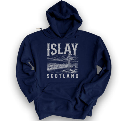 Isle of Islay Scotland Hoodie - Navy