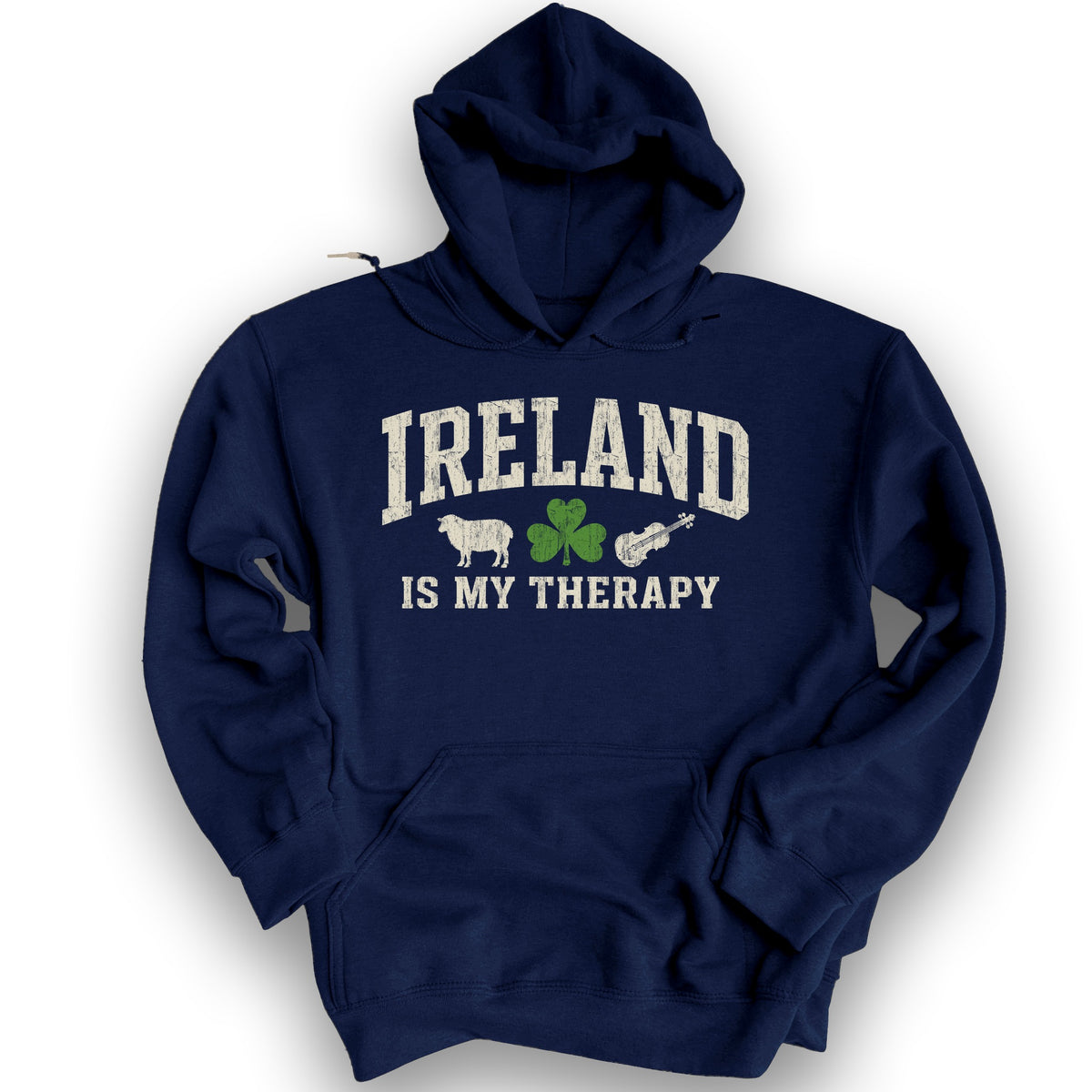 Ireland Is My Therapy Hoodie - Navy