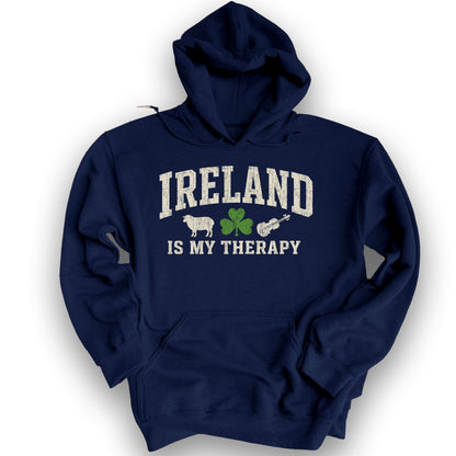 Ireland Is My Therapy Hoodie - Navy