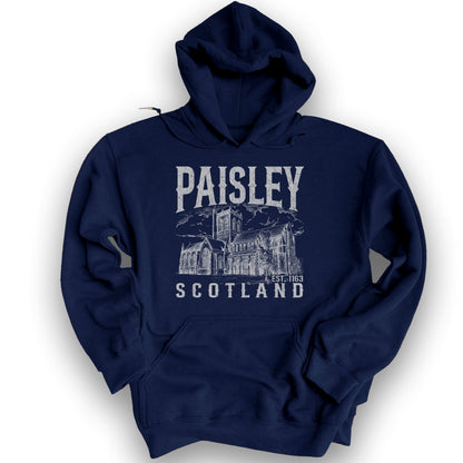 Paisley Scotland Sketch Hoodie - Navy