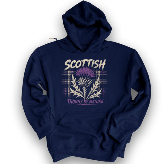 Scottish Thorny Hoodie - Navy