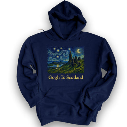 Gogh To Scotland Hoodie - Navy
