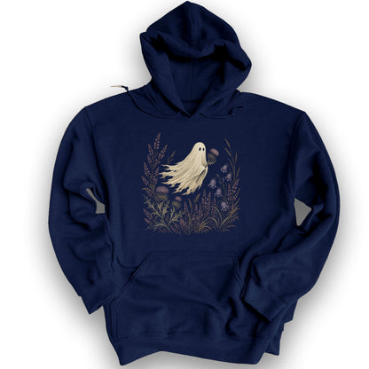 Thistle Ghost Florals Hoodie - Navy