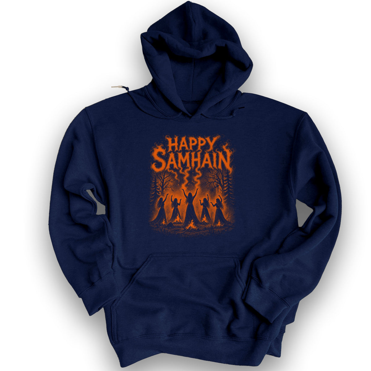 Happy Samhain Druid Hoodie - Navy