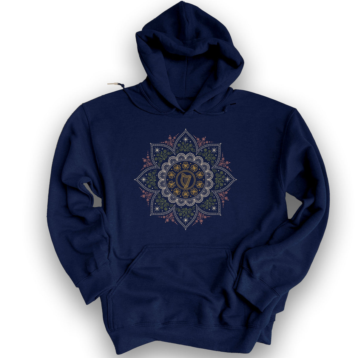 Irish Mandala Hoodie - Navy