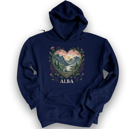 Alba Heart Hoodie - Navy