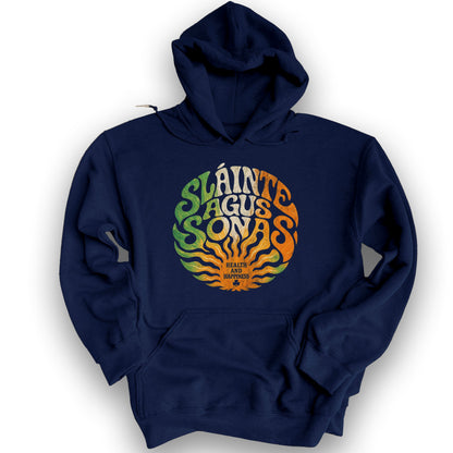 Sláinte Agus Sonas Hoodie - Navy