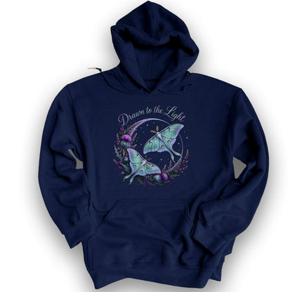 Drawn To The Light Hoodie - Navy