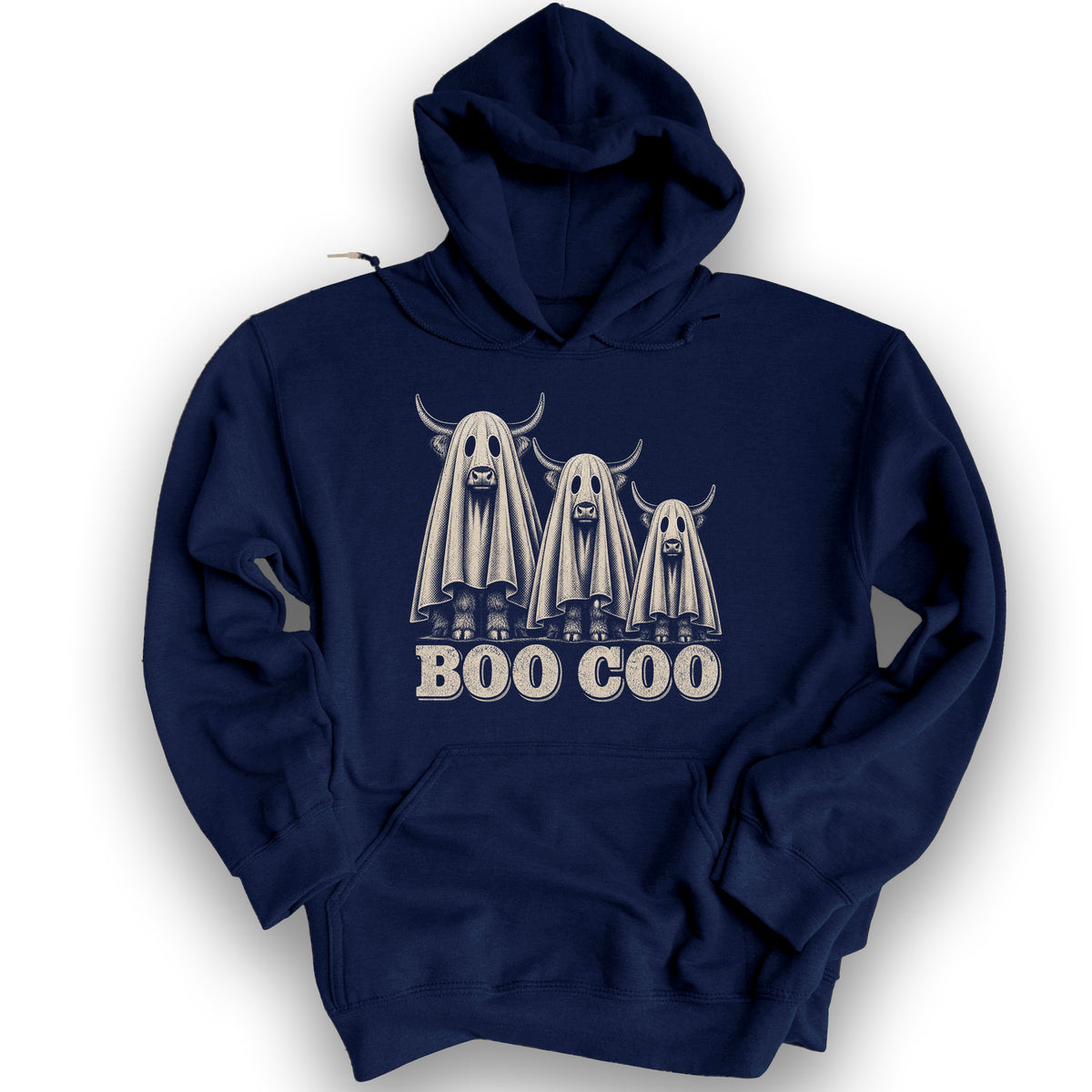 Boo Coo Trio Hoodie - Navy