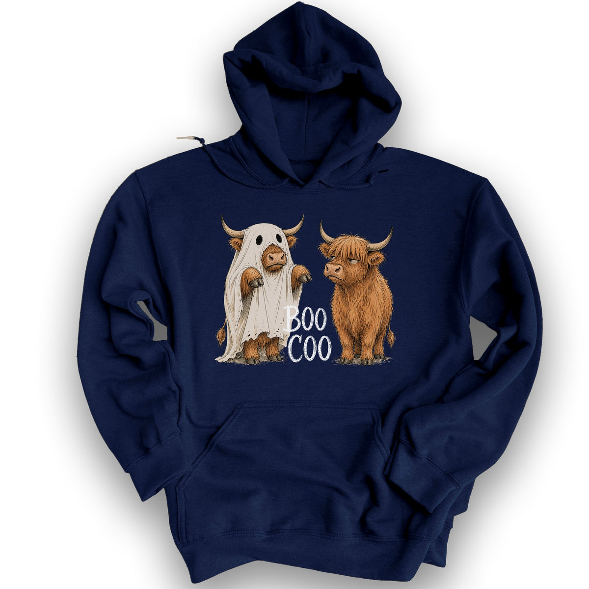 Boo Coo Duo Hoodie - Navy