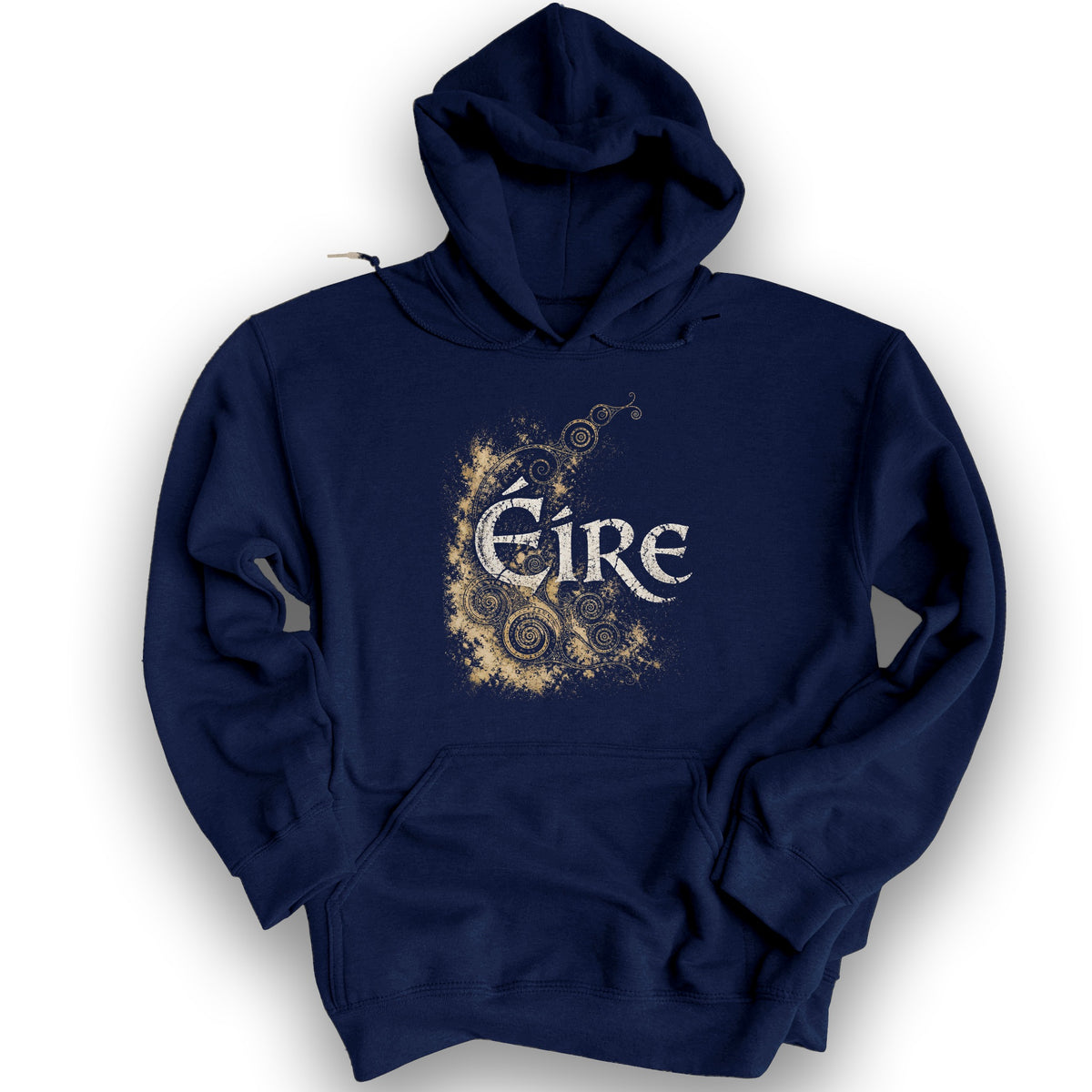 Éire Ancient Spirals Hoodie - Navy