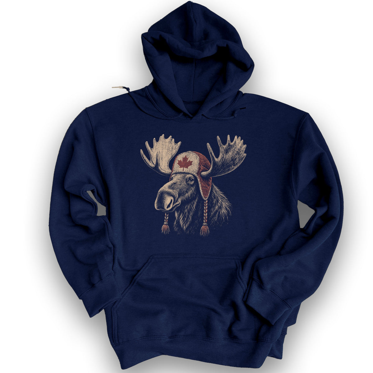 Canada Moose Cap Hoodie - Navy