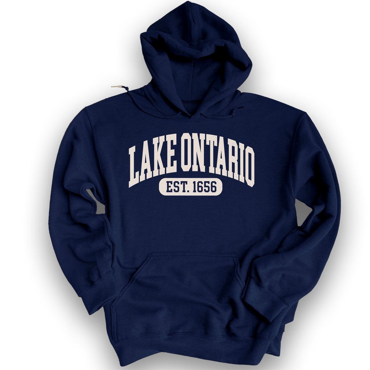 Lake Ontario Varsity Hoodie - Navy
