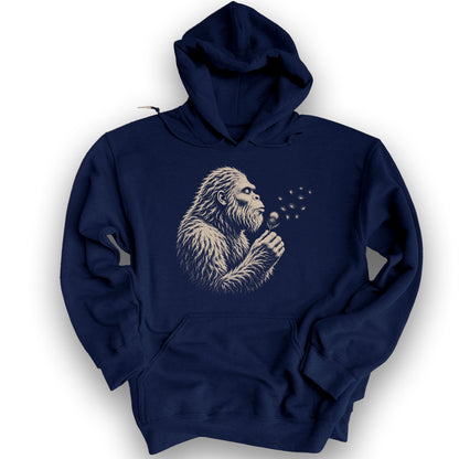 Bigfoot Blowing Thistle Hoodie - Navy
