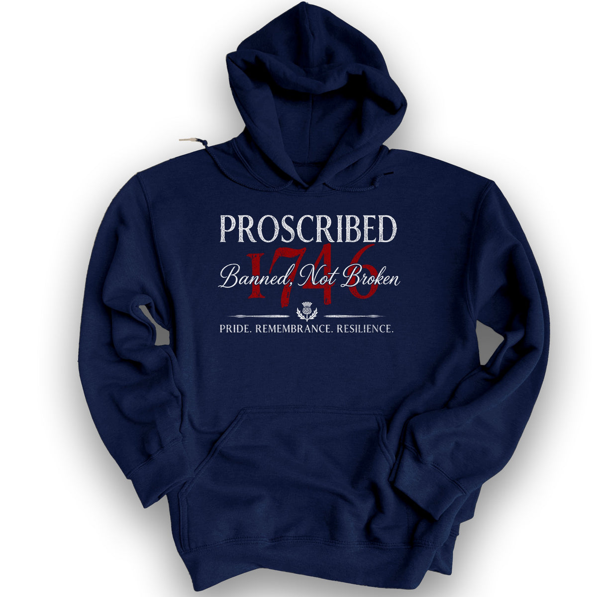 Banned Not Broken Hoodie - Navy