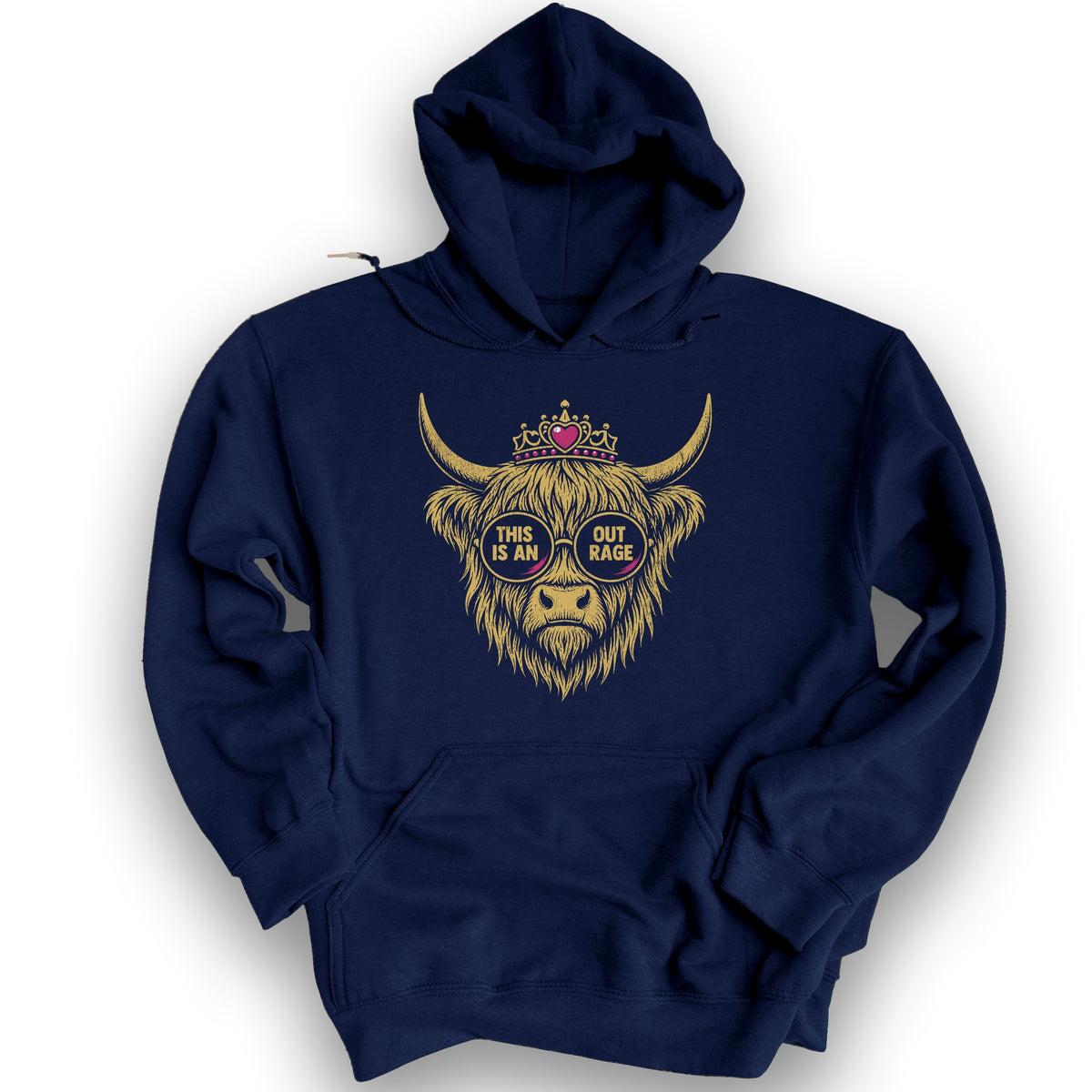 Outrage Coo Hoodie - Navy