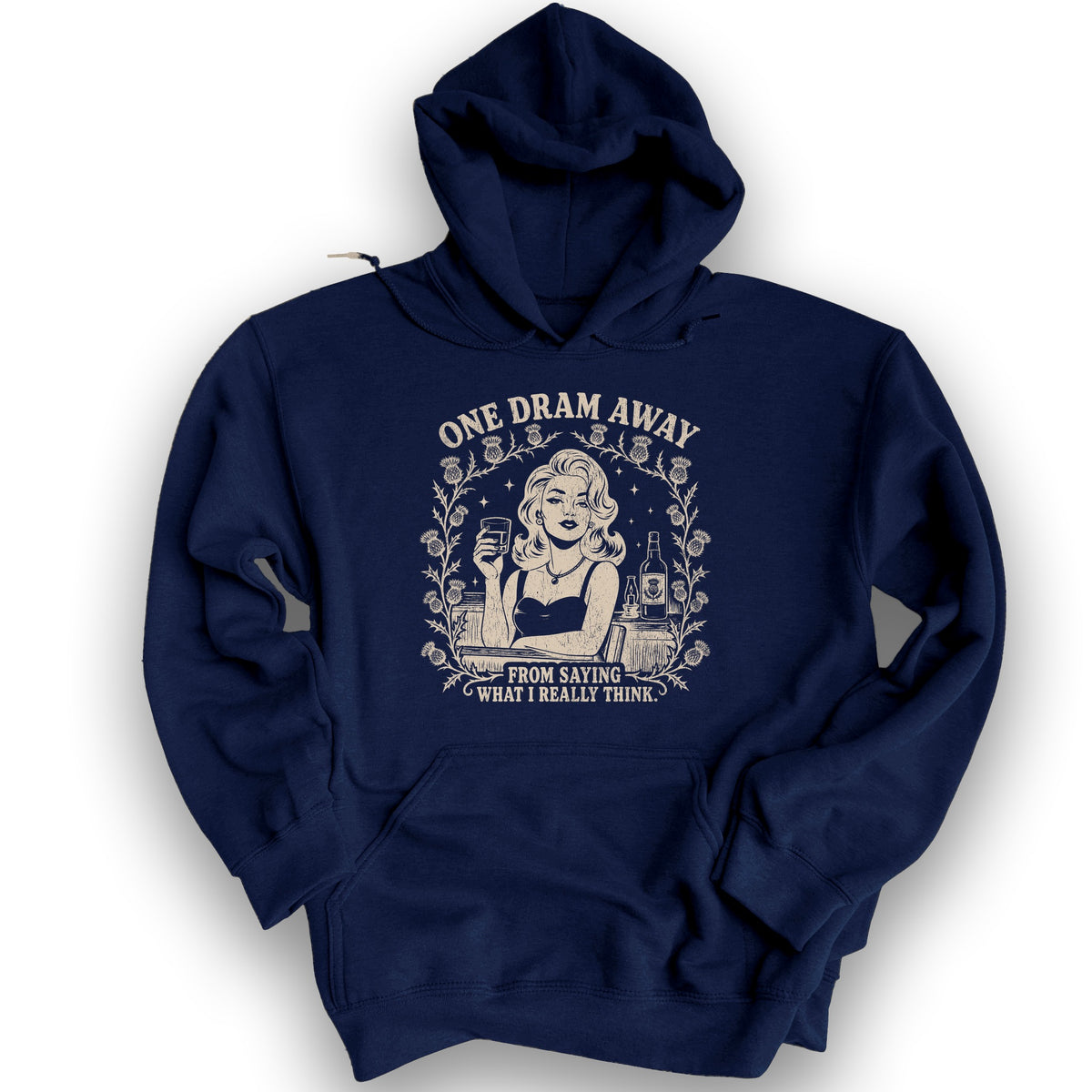 One Dram Away Hoodie - Navy