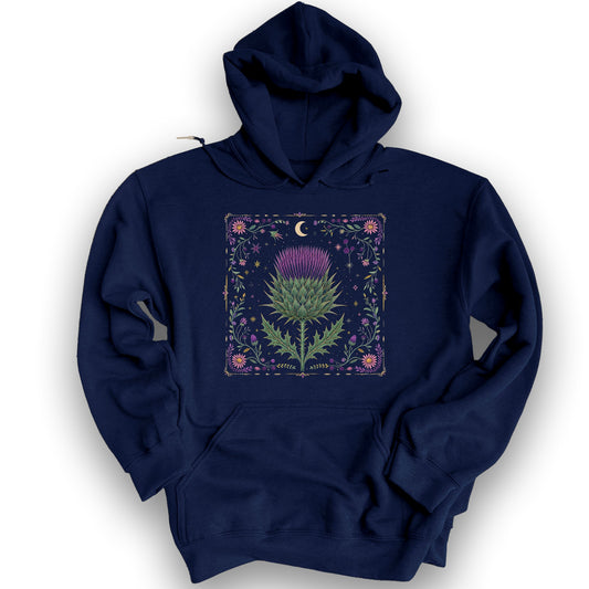 Midnight Thistle Hoodie - Navy