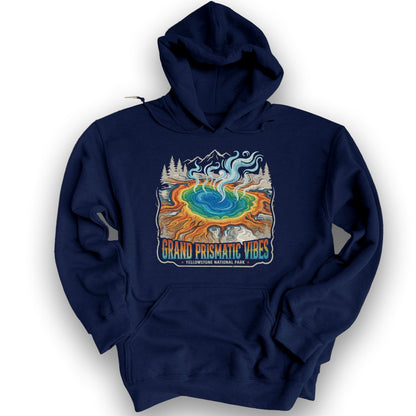 Grand Prismatic Vibes Hoodie - Navy