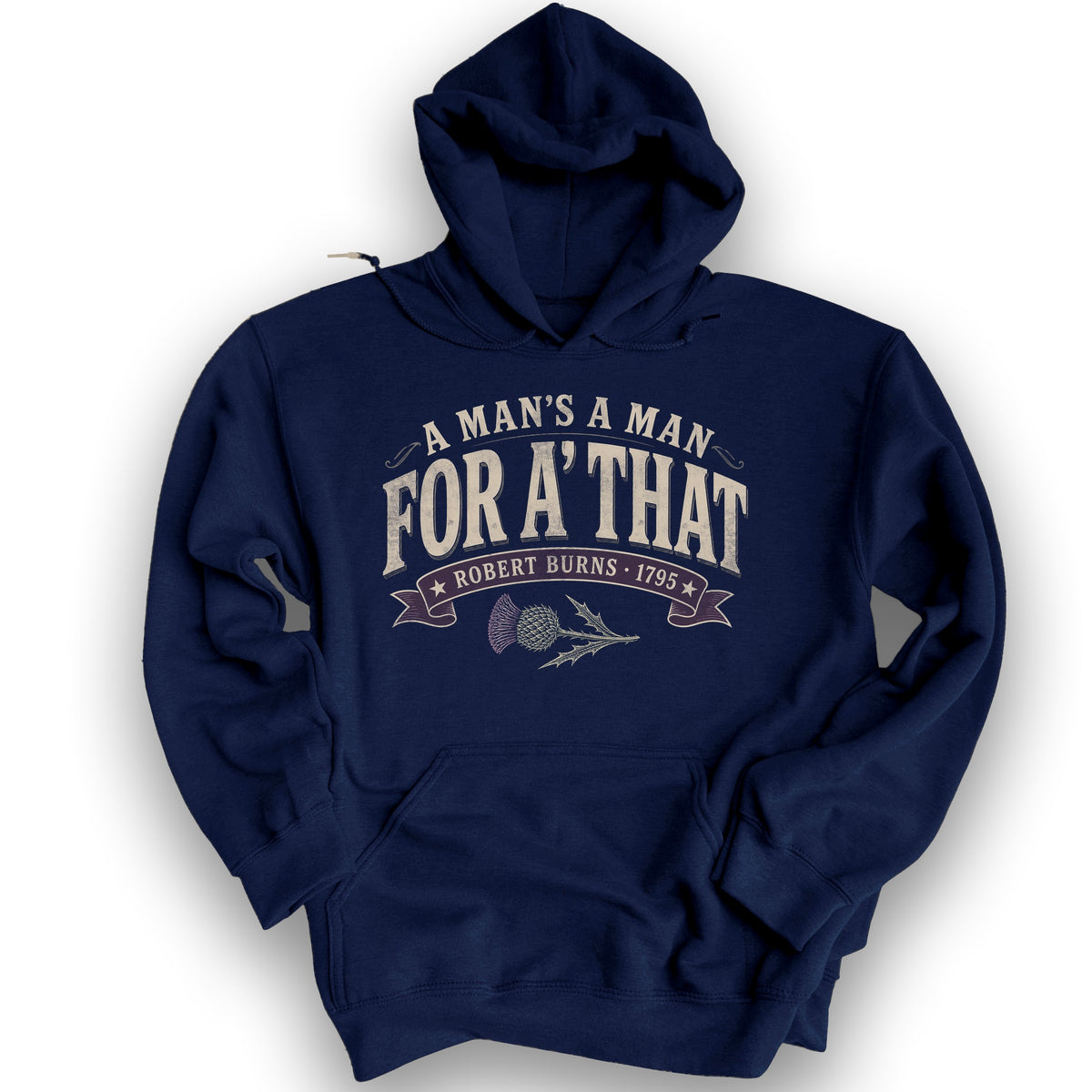 A Man's A Man Hoodie - Navy