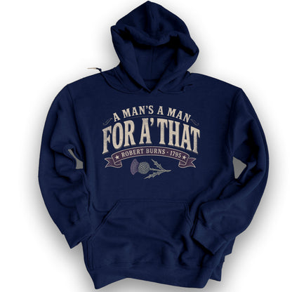 A Man's A Man Hoodie - Navy