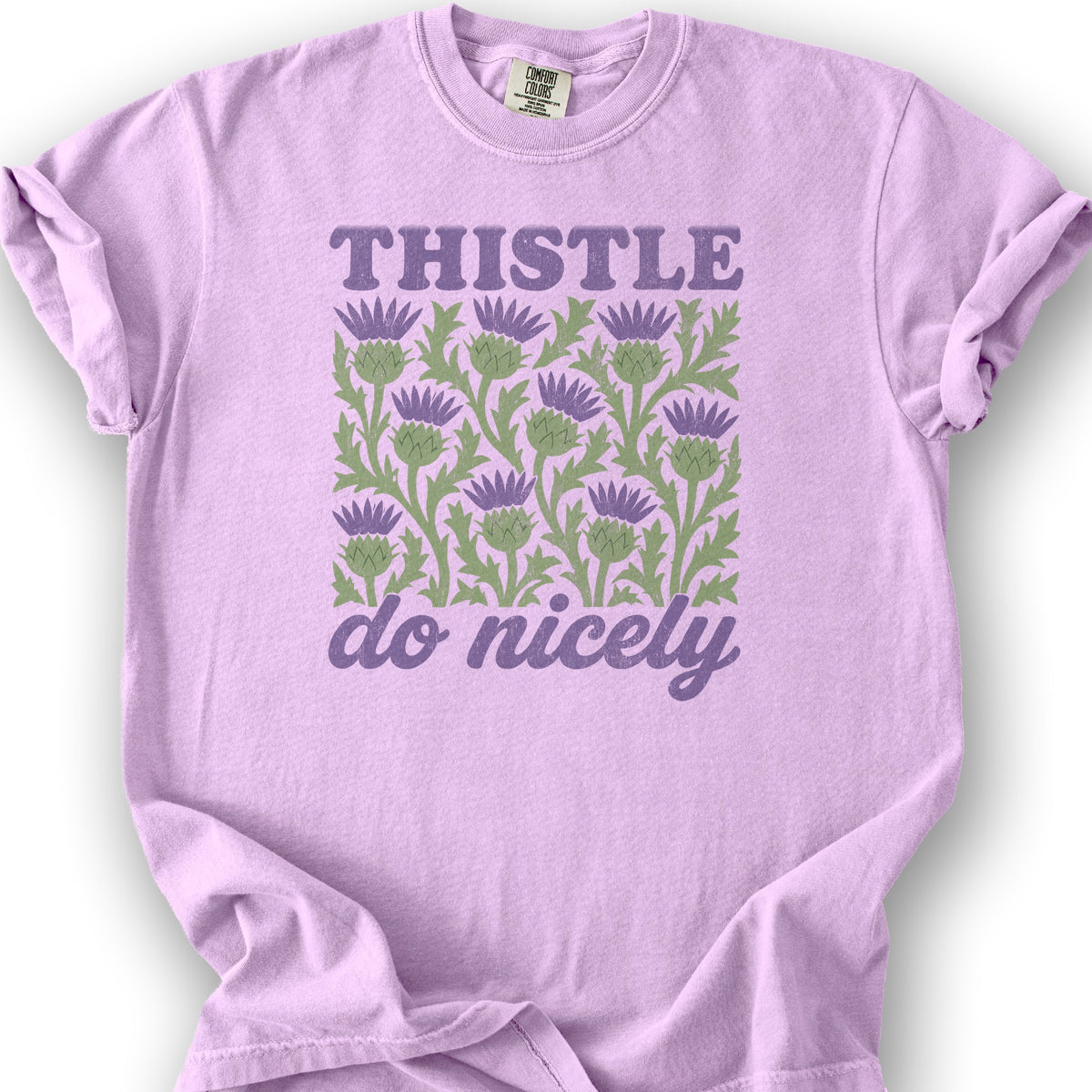 Thistle Do Nicely T-Shirt - Orchid
