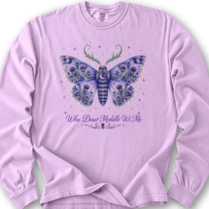 Wha Daur Meddle Wi' Me Long Sleeve Shirt - Orchid