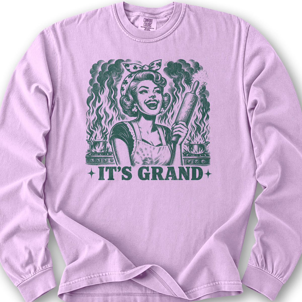 It's Grand Irish Long Sleeve Shirt - Orchid