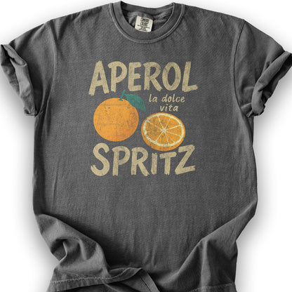 Aprel Spritz La Dolca Vita T-Shirt - Pepper