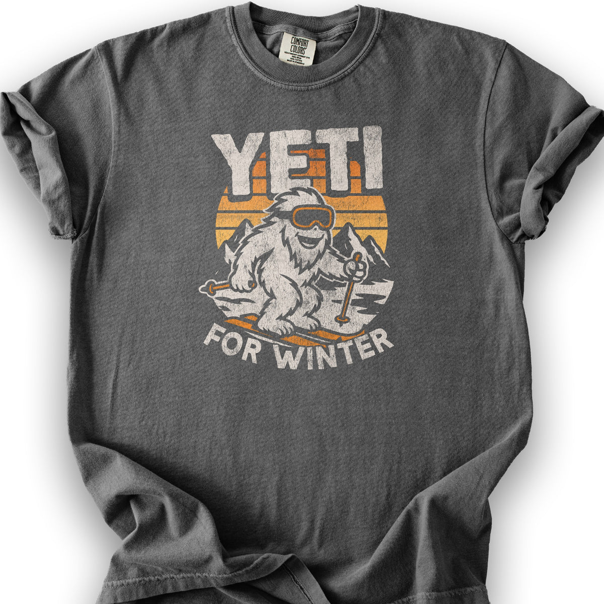 Yeti for Winter T-Shirt - Pepper