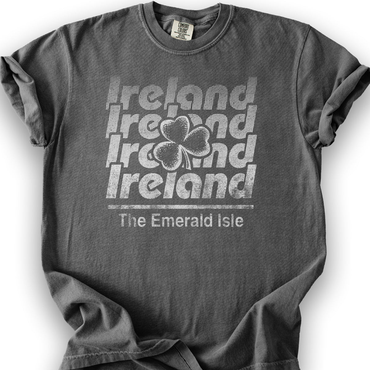 Ireland Retro Echo T-shirt - Pepper